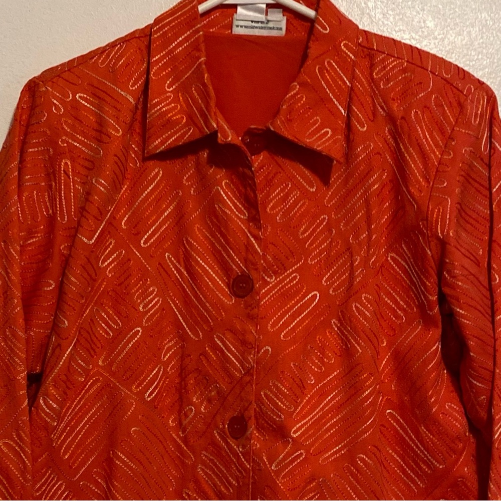 Coldwater Creek‎ Jacket Blazer Women’s Size Small Button Up Collard Classic